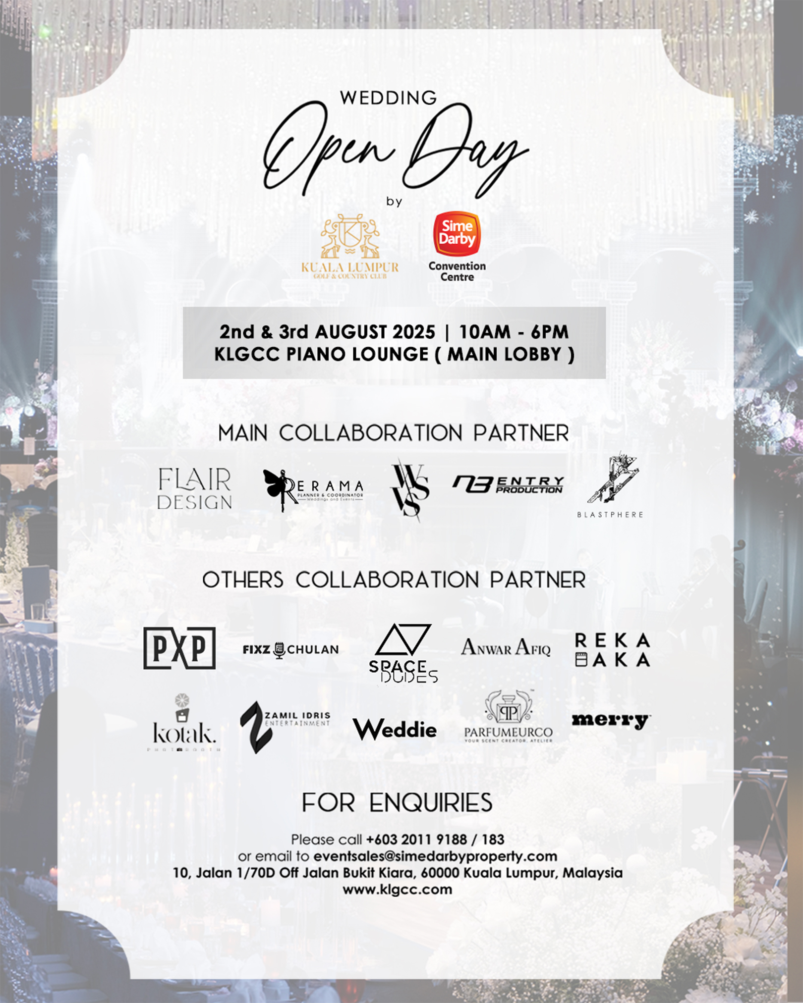 The Wedding Open Day Is Back This Year!