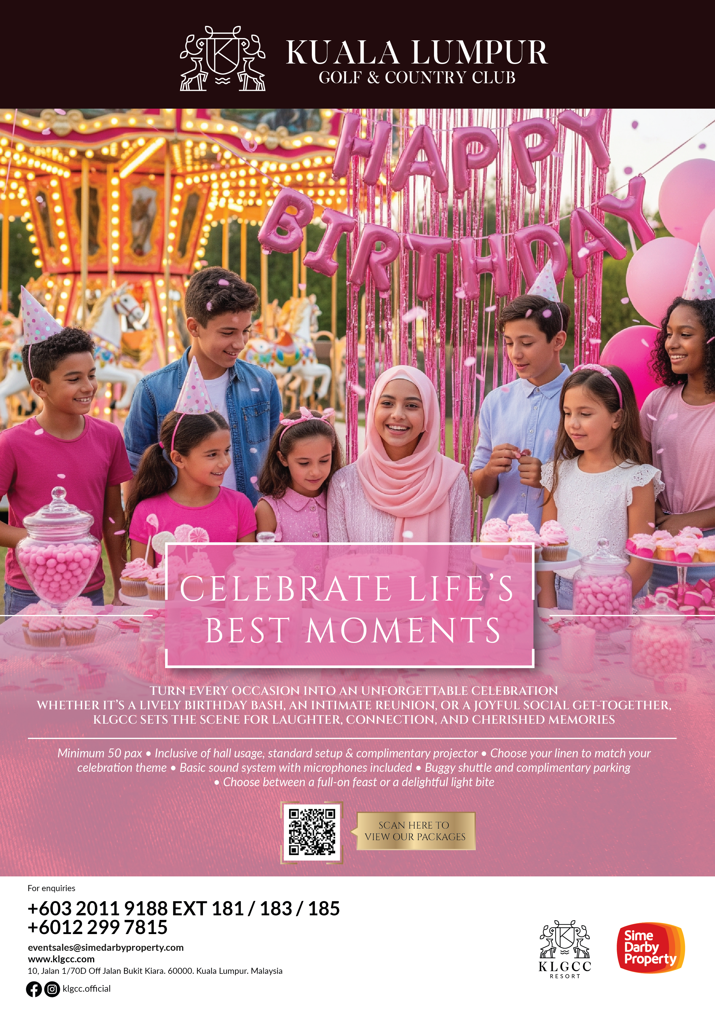KLGCC Birthday Package