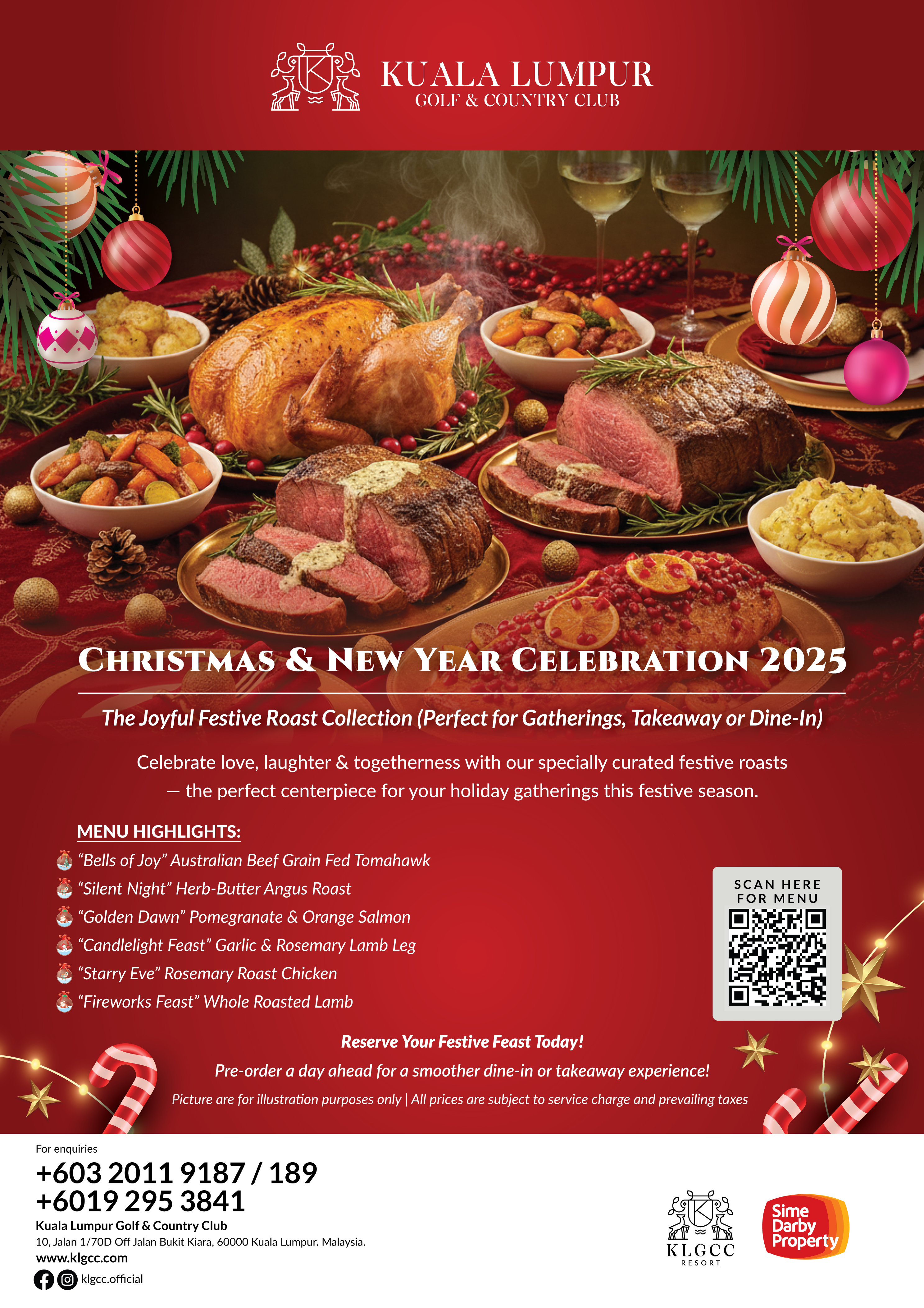 Golfers Terrace Christmas and New Year