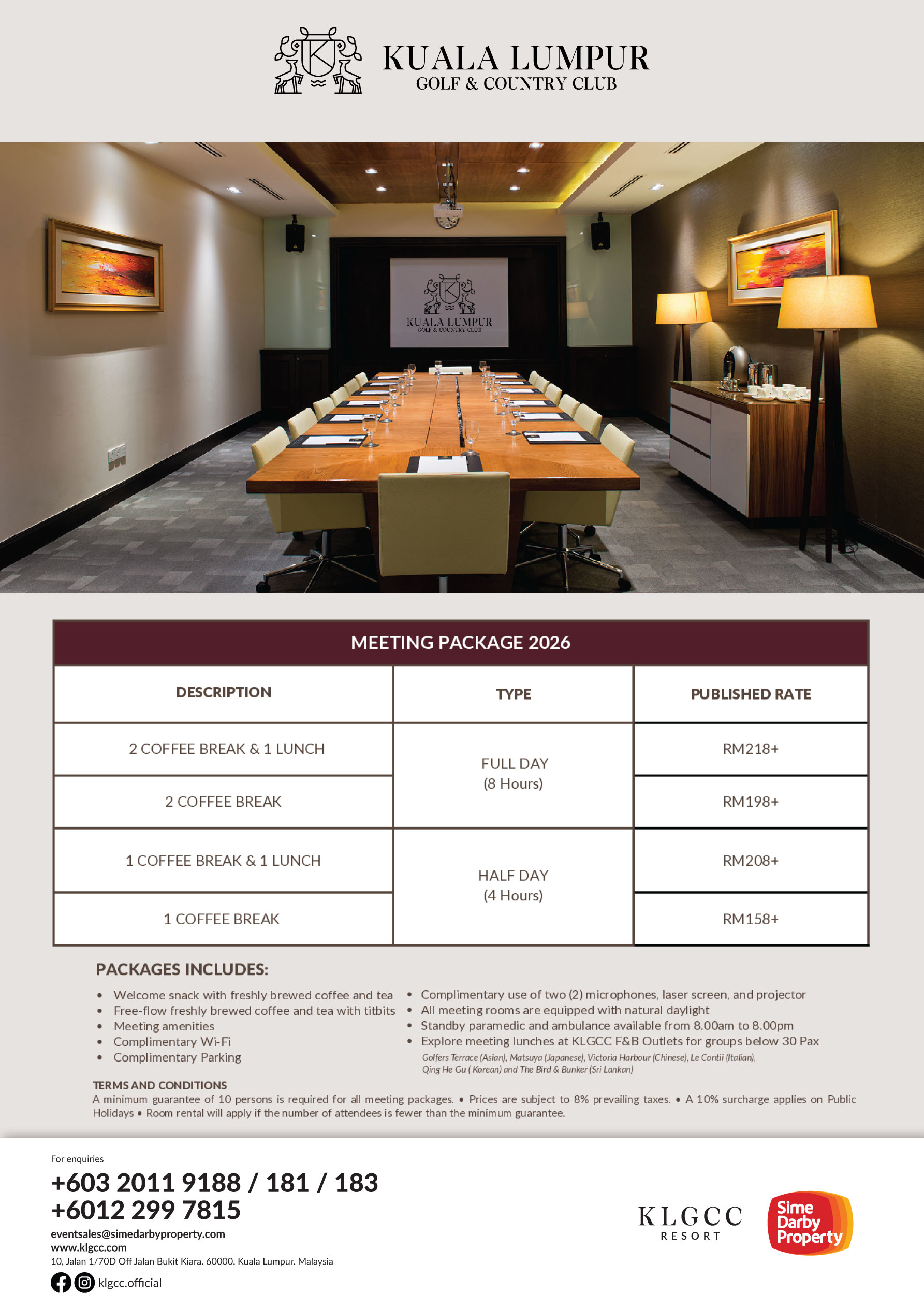 Meeting Package
