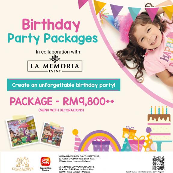La Memoria Birthday Party Package