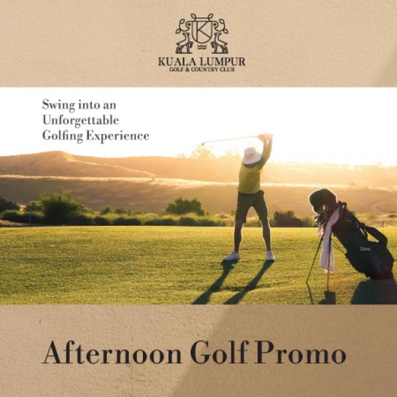 Afternoon Golf Promo