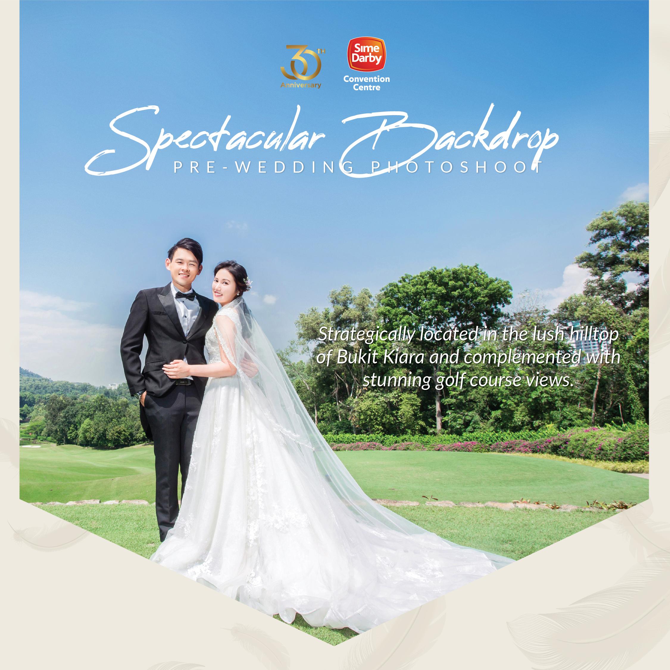 Spectacular Backdrop Pre-Wedding Photoshoot