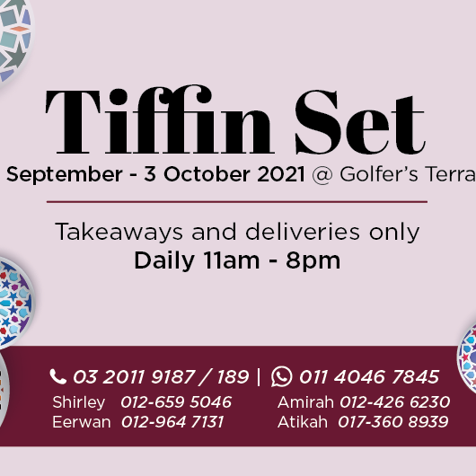 Tiffin Menu