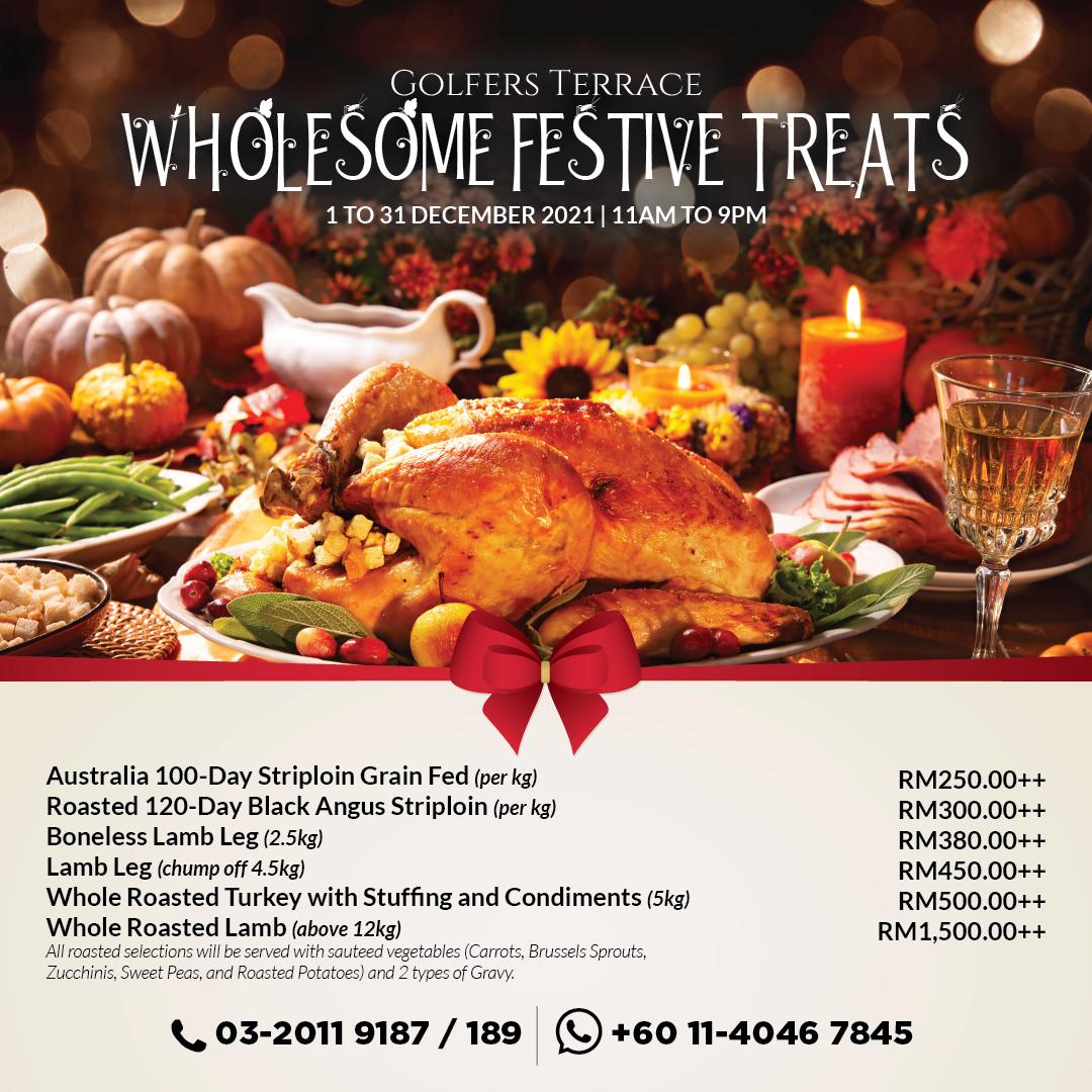 WHOLESOME FESTIVE TREATS
