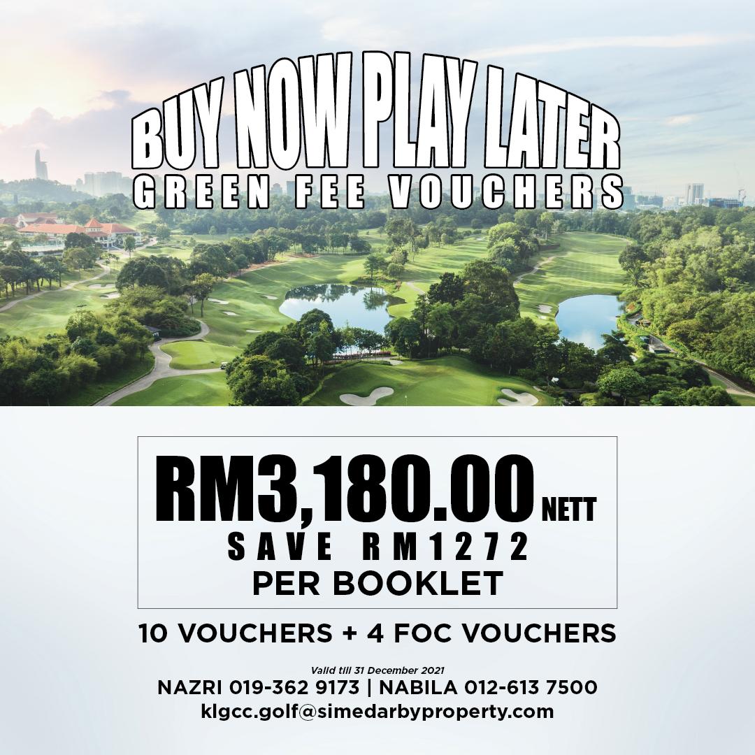 Buy Now Play Later Exclusive Green Fee Voucher